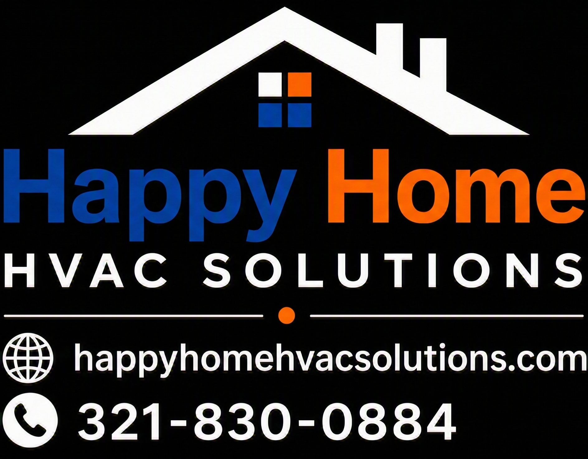 Happy Home HVAC Solutions https://www.happyhomehvacsolutions.com/ call us 321-830-0884